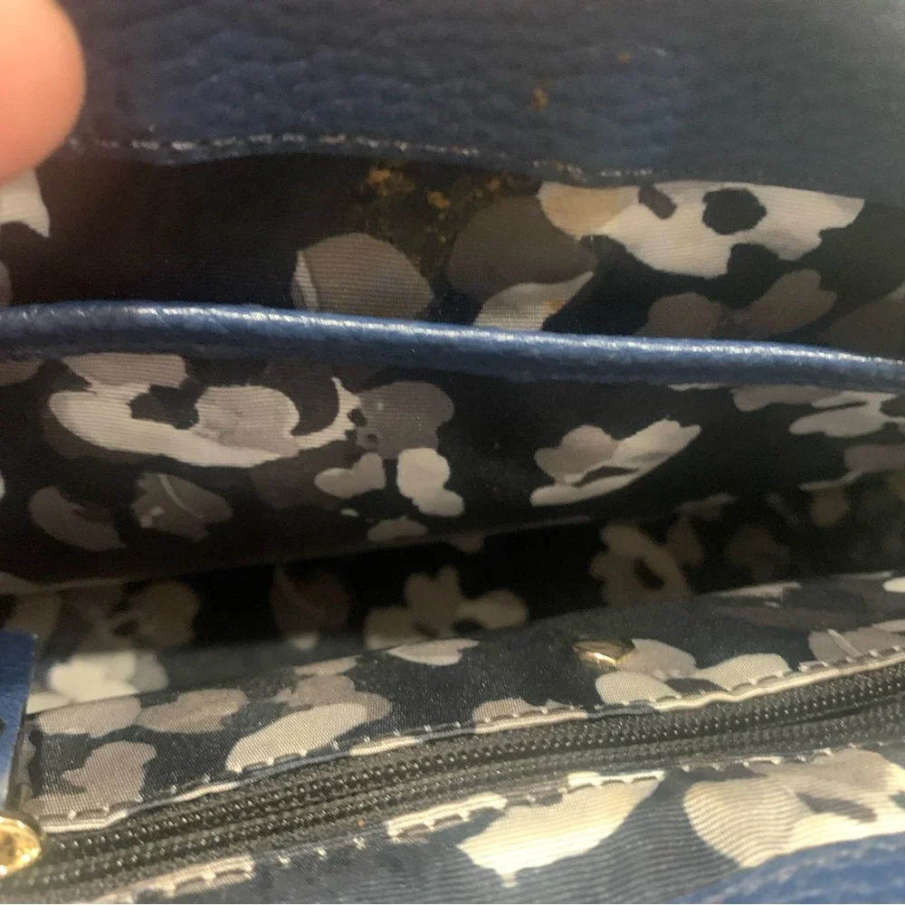 Kate Spade Blue Leather Crossbody Bag - Picture 10 of 14